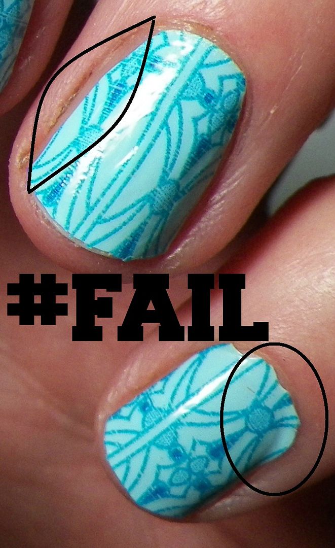 Epic fail when applying nail strips
