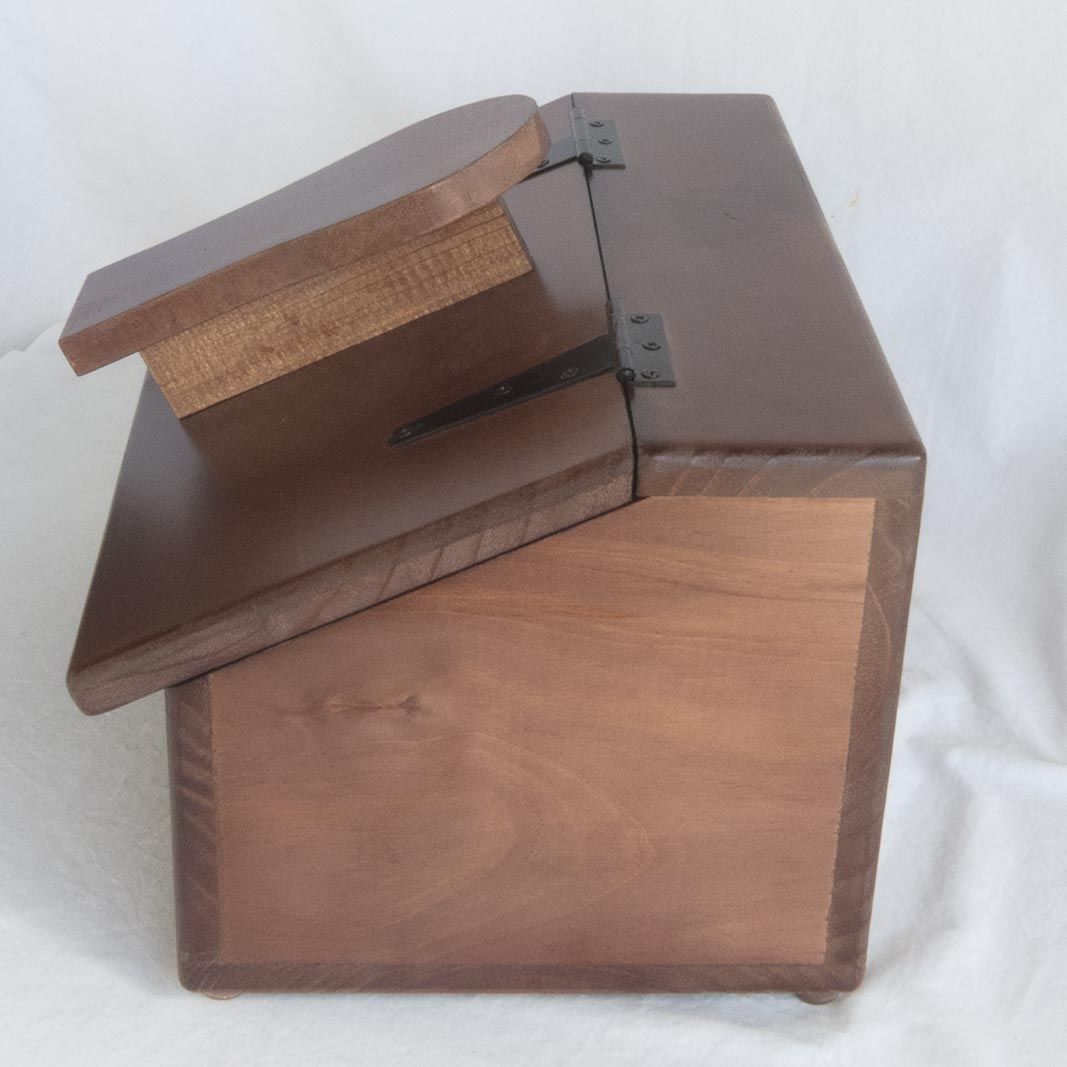 wooden shoe polish box