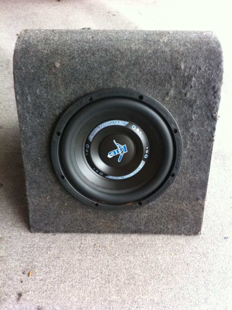 lightning audio 12" subs in box