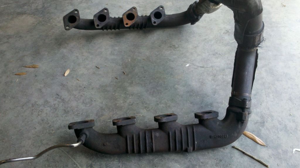 6.0 exhaust manifolds and oil coolers Competition