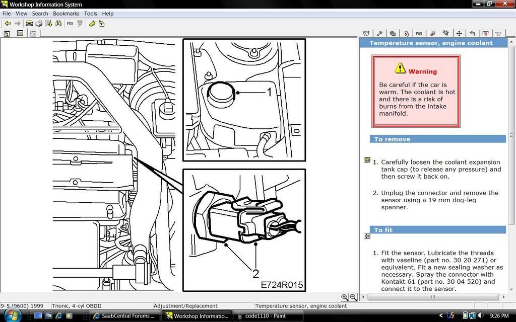 My temp sensor arrived help SaabCentral Forums