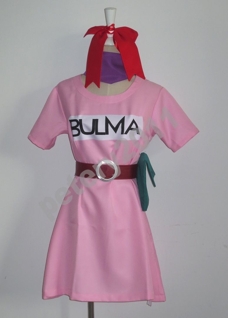 Anime Dragonball Z Bulma Cosplay Costume Custom Made Ebay 