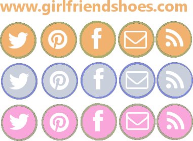feminine free social media icons