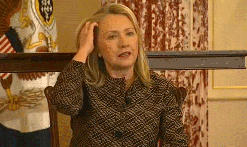 Hillary photo: hillary hillary-hair-flip.gif
