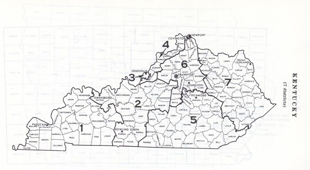Map Of Kentucky Counties