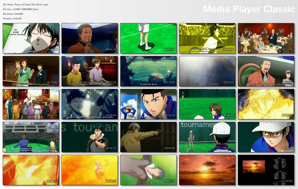 LA PELICULA DE PRINCE OF TENNIS la pelicula de prince of tennis: