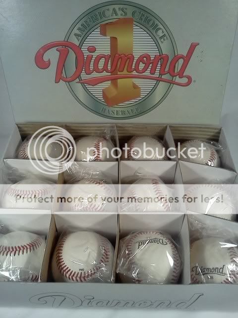   Diamond DDB Baseballs 5oz 9 Cushioned Cork Center 19 New in Wrapper