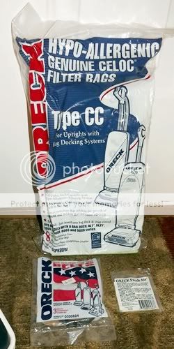ORECK XL Classic upright vacuum cleaner~xtra bags/belts included~model 
