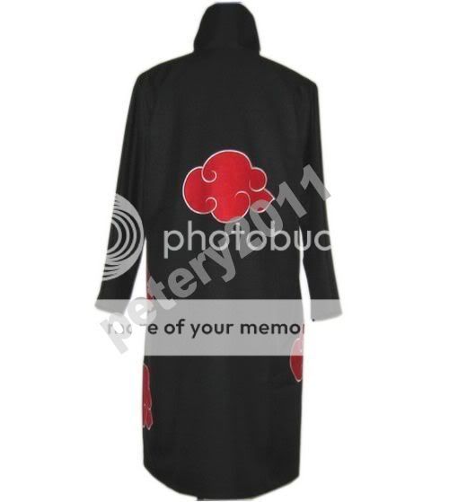 Akatsuki cloak Konan Cosplay Costume All size