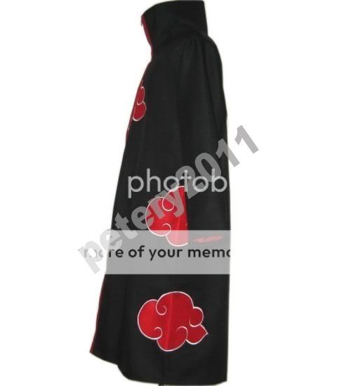 Akatsuki cloak Pain Cosplay Costume All size  