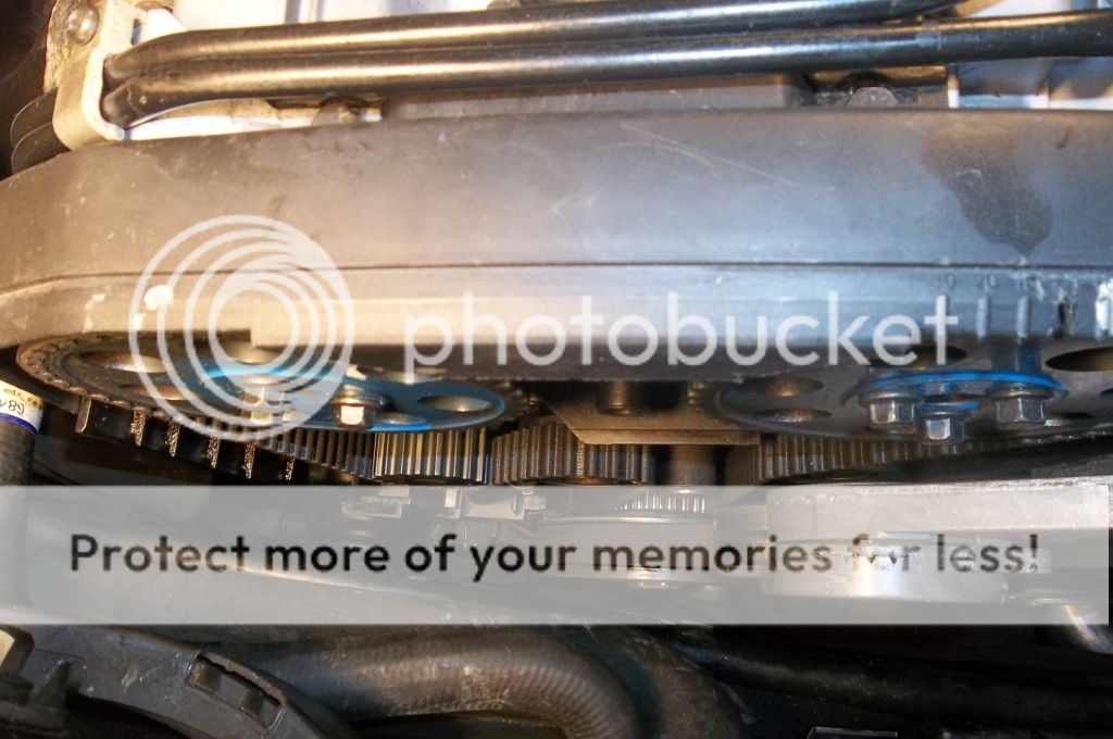 Timing belt wont stay square